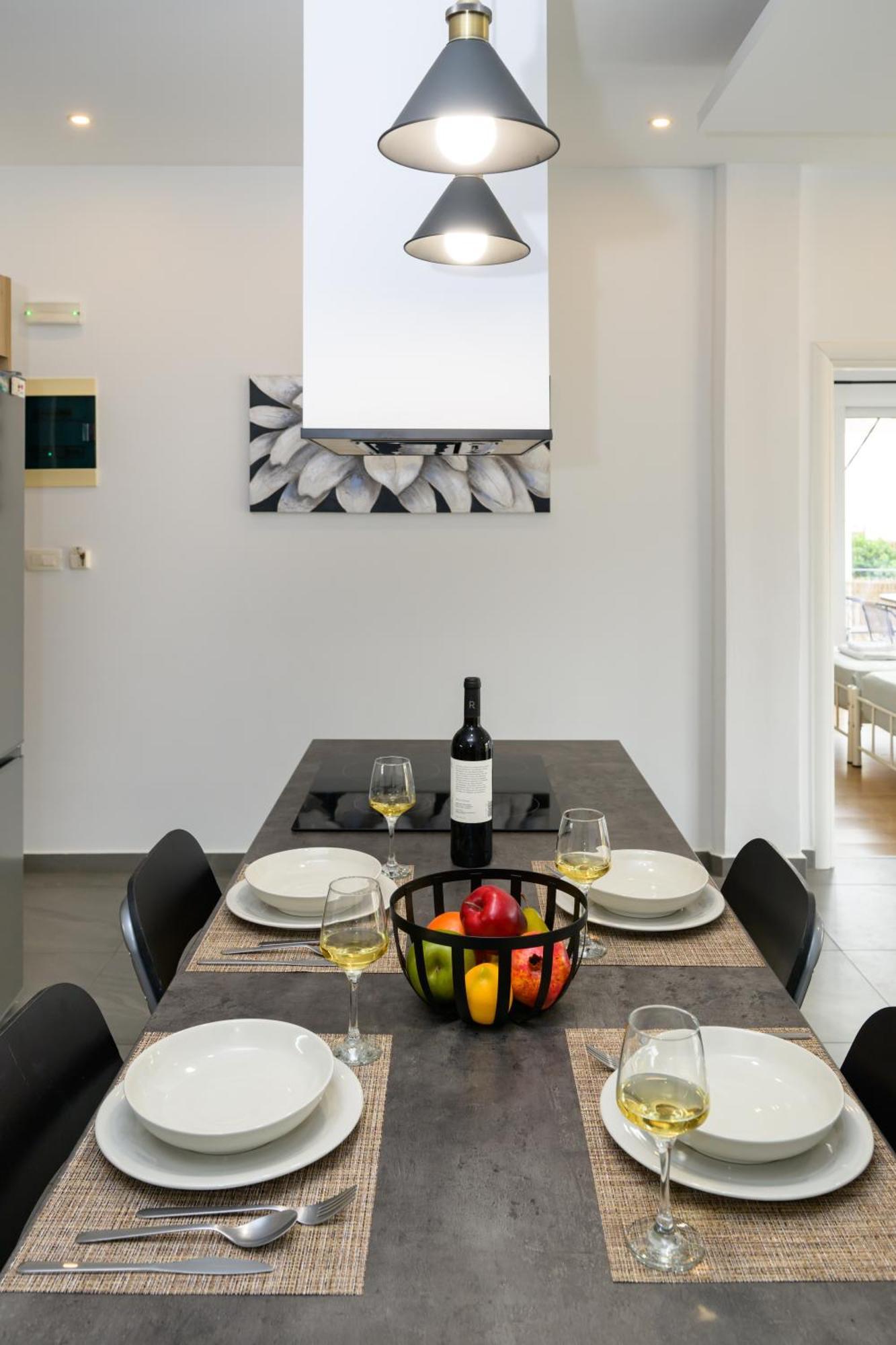 Modern Spacious Apartment Kíssamos Buitenkant foto