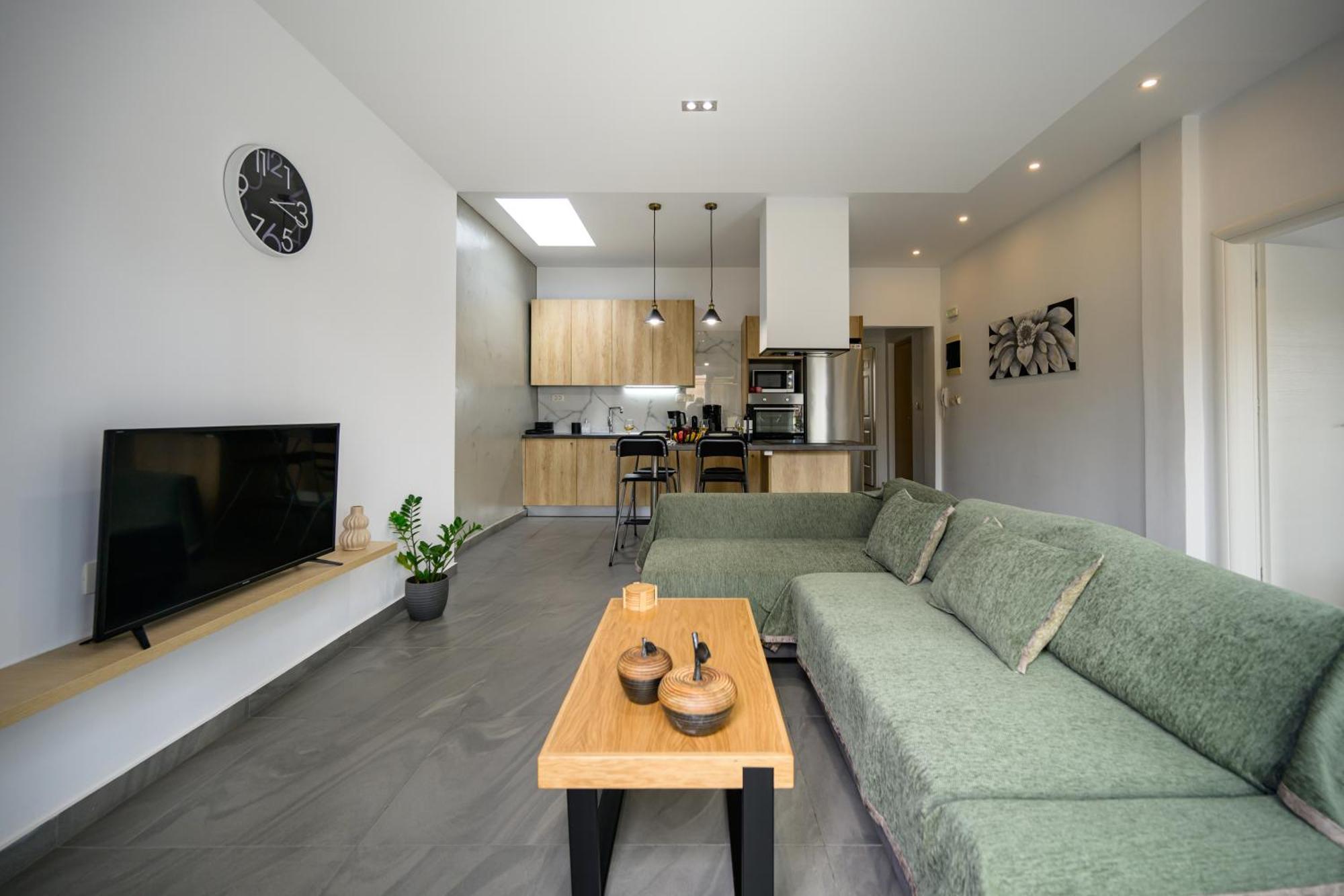 Modern Spacious Apartment Kíssamos Buitenkant foto