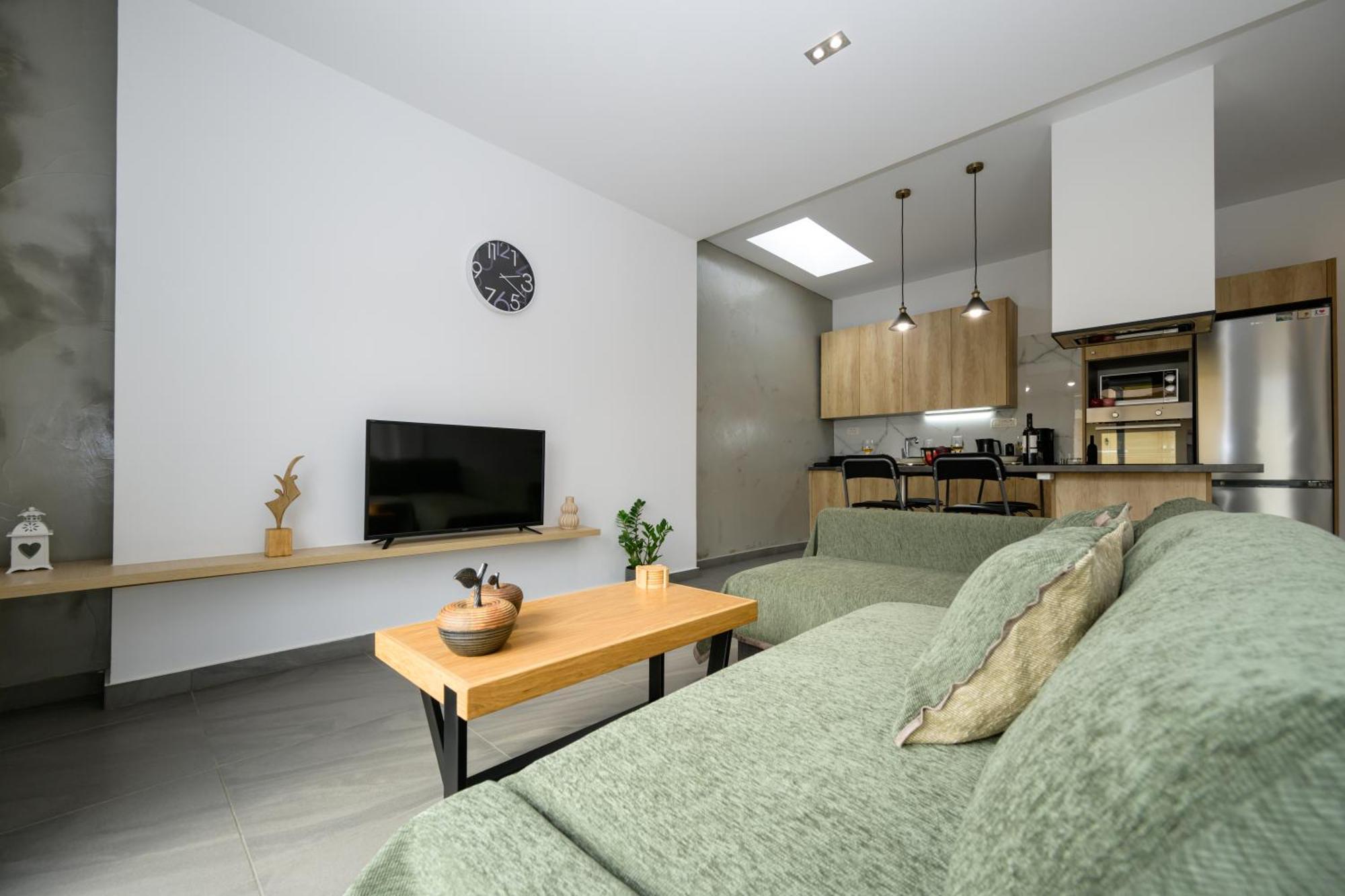 Modern Spacious Apartment Kíssamos Buitenkant foto