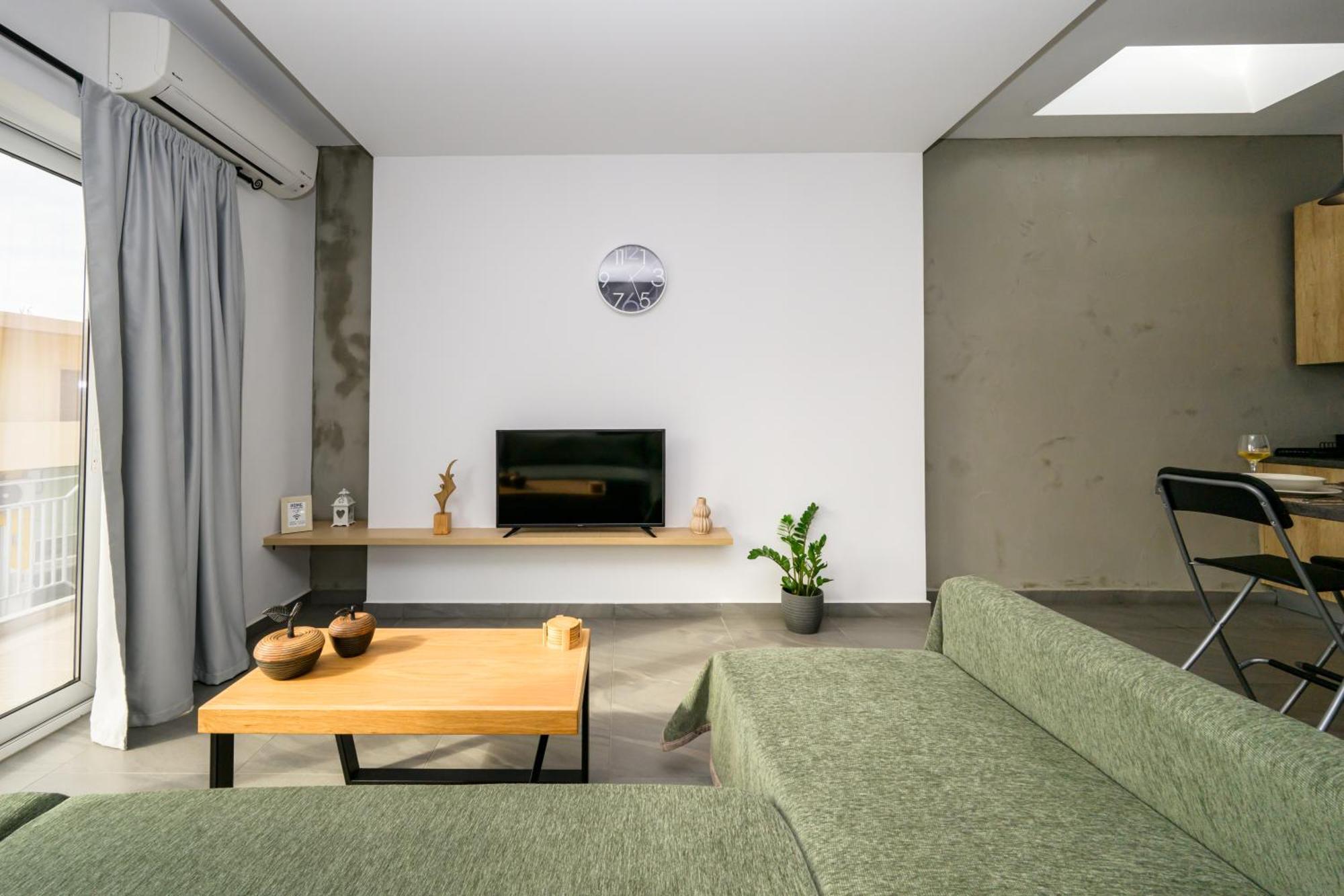 Modern Spacious Apartment Kíssamos Buitenkant foto